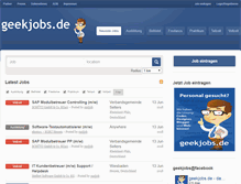 Tablet Screenshot of geekjobs.de